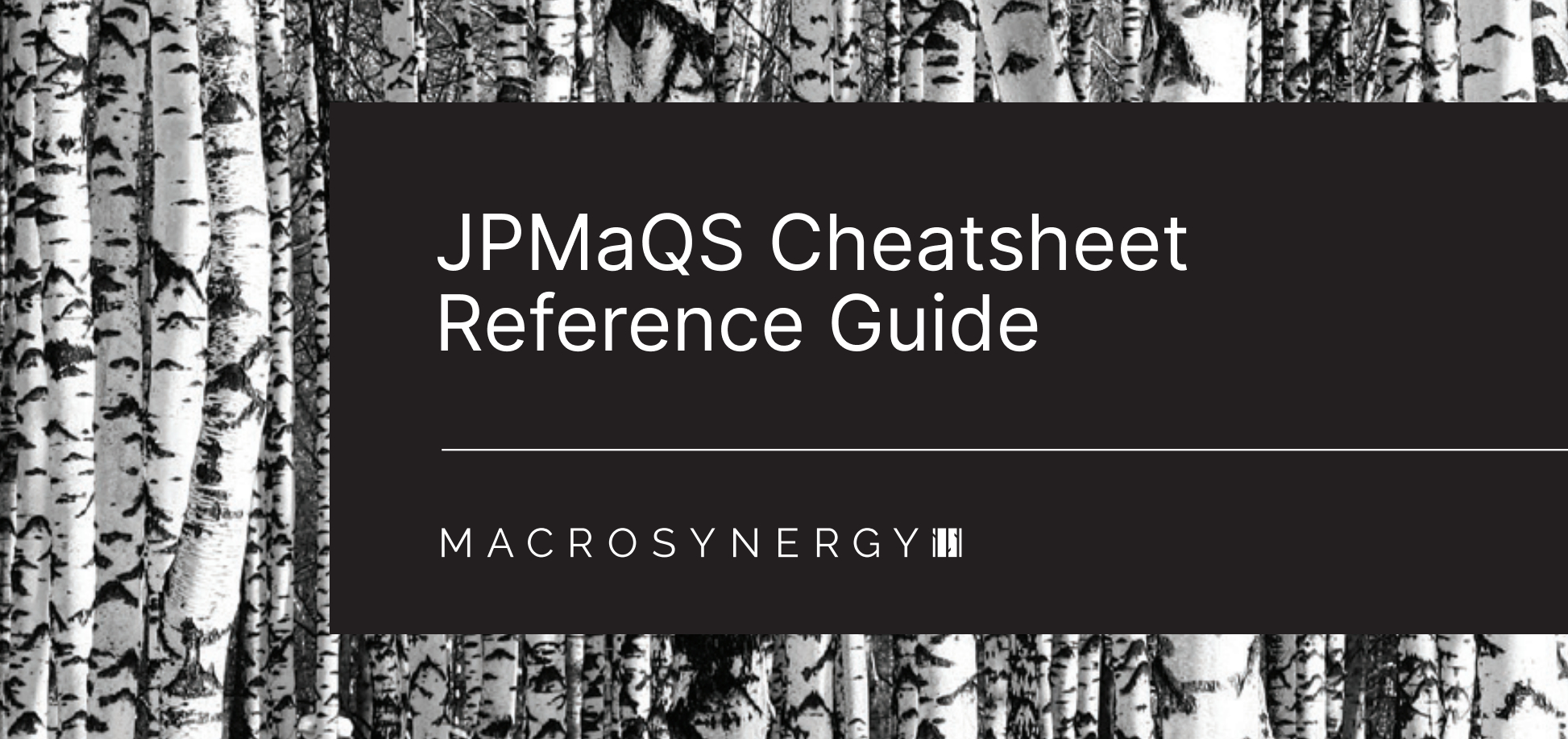 JPMaQS Cheat Sheet | Macrosynergy